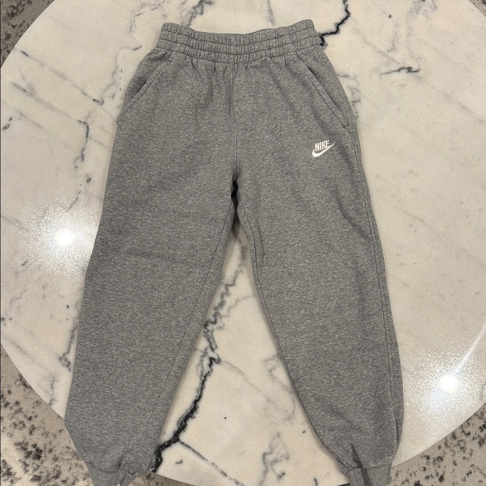 Nike Kids Charcoal Gray Sweatpants